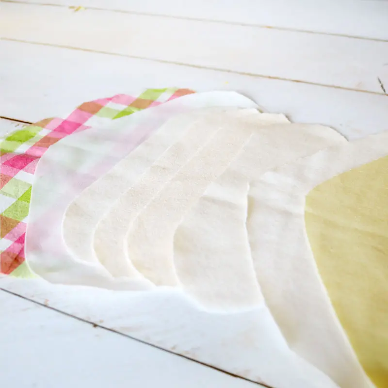 布ナプキンの構造