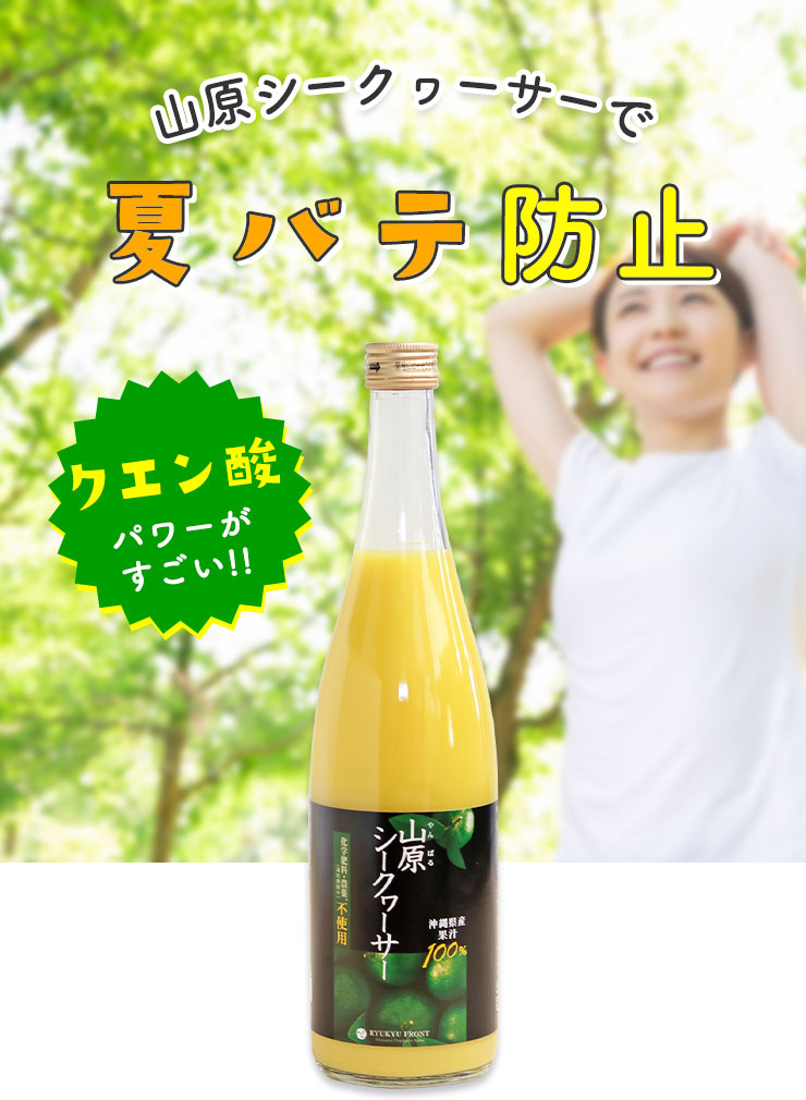 ＼クエン酸パワーがすごい／山原シークヮーサーで夏バテ防止