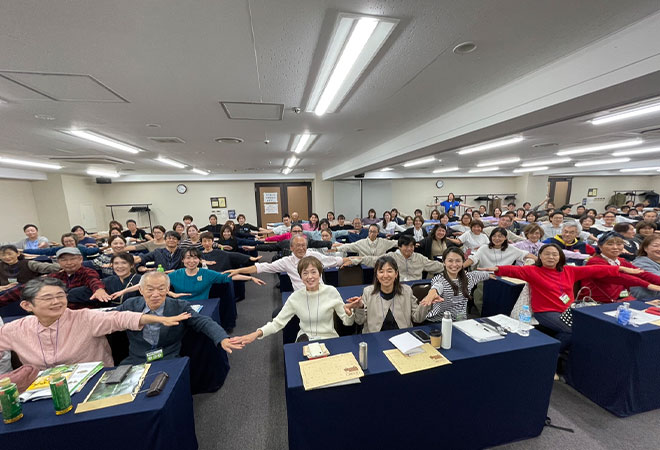 菌ちゃん先生講演会の様子