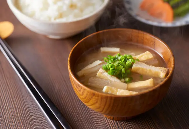 味噌汁とご飯