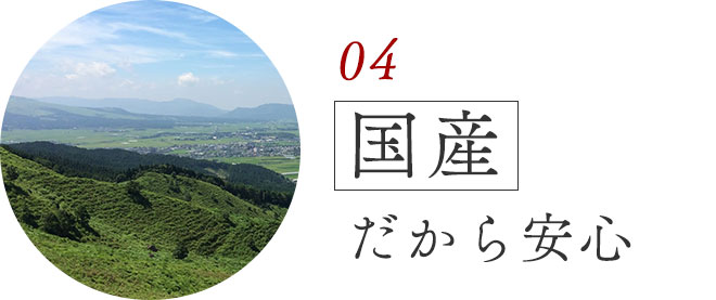 04）国産だから安心