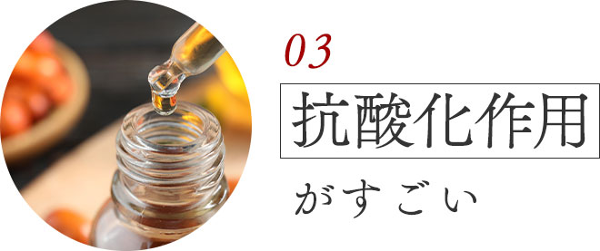 03）抗酸化作用がすごい