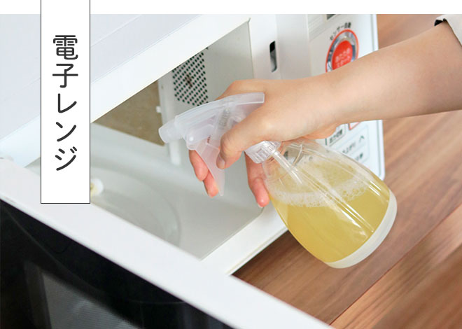 とれるNO.1で電子レンジ掃除