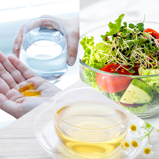 ・鉄分はサプリで
			・腸は食物繊維で
			・ホルモンは別の対策で