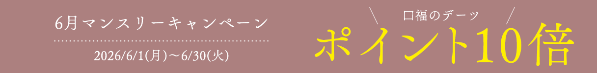 【6月限定】ポイント10倍