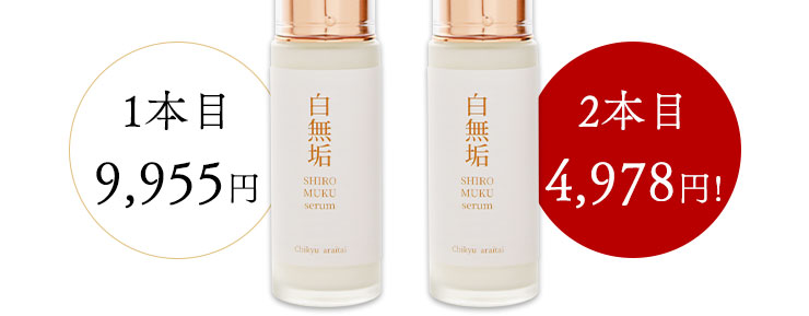 2本め半額セット
	1本め　9,955円
	2本め　4,977円！