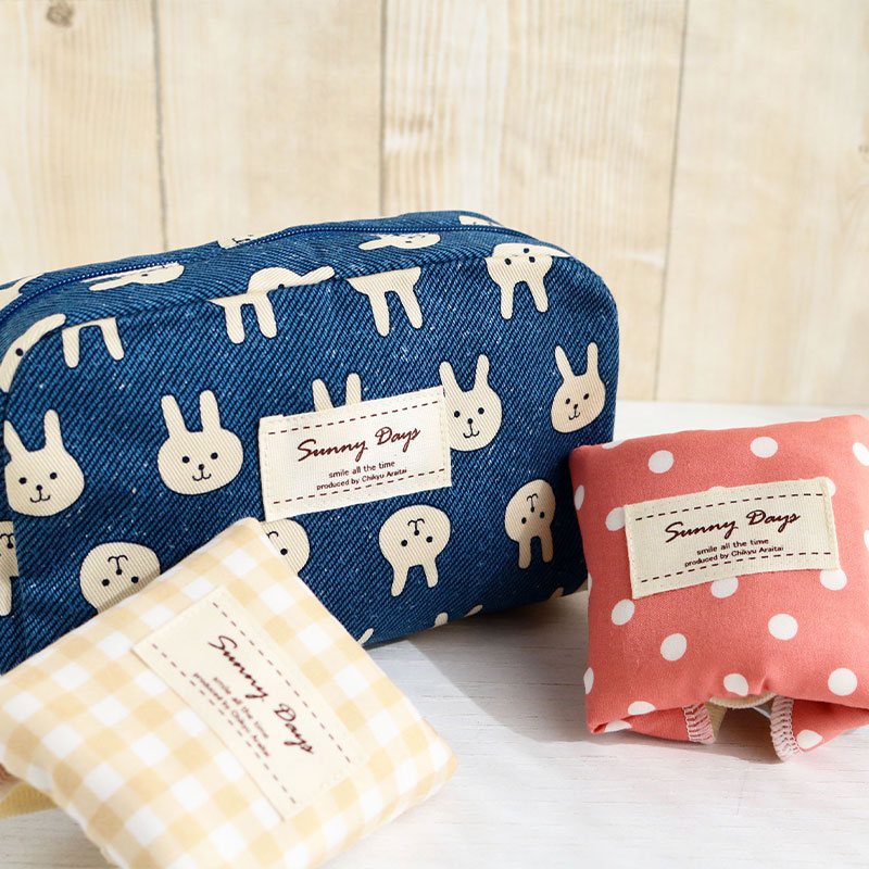 ポーチと布ナプキン